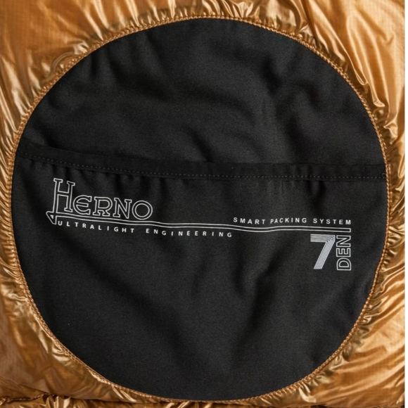 Herno down filled 100 grams 7 den gold, size L, 52 it - Picture 4 of 7